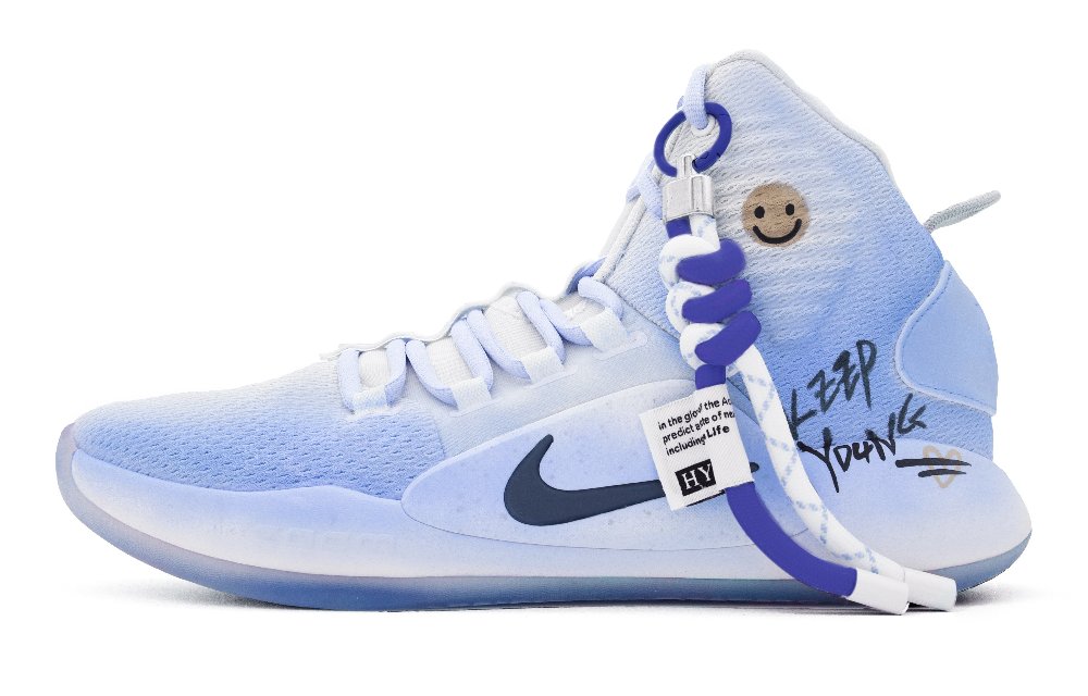 Nike Hyperdunk X Mid-Top Basketball Shoes Men's Blue White