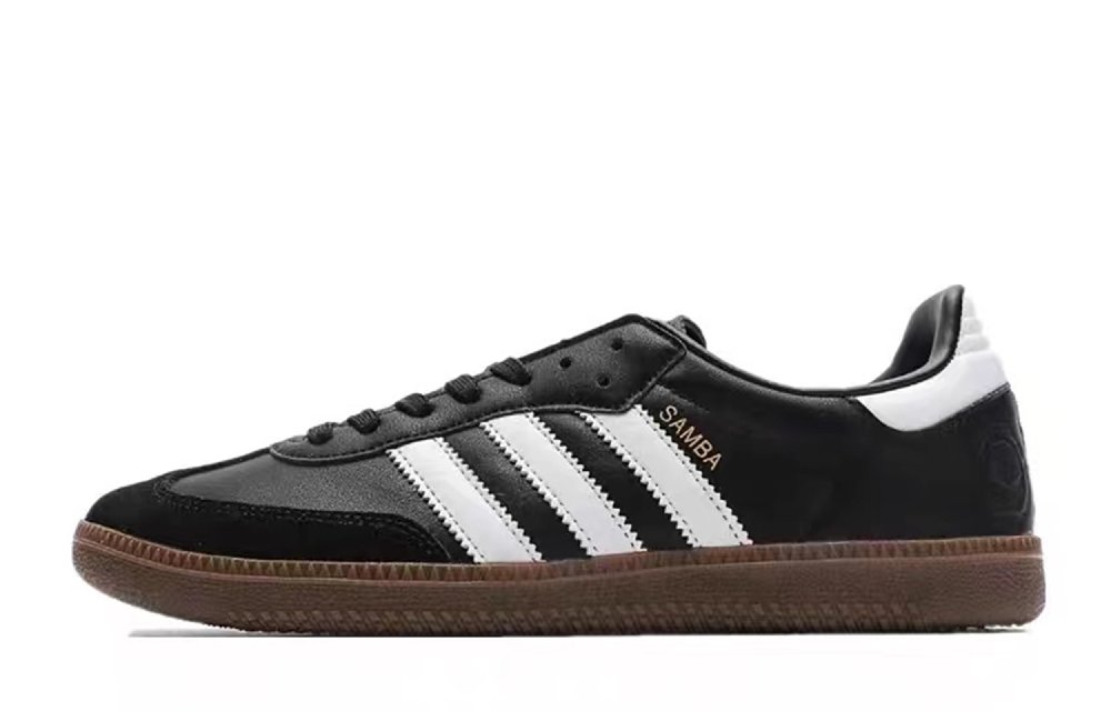 Adidas Originals SAMBA OG Anti-Slip And Wear-Resistant Lightweight Low-Top Skateboard Shoes Unisex Beige Brown