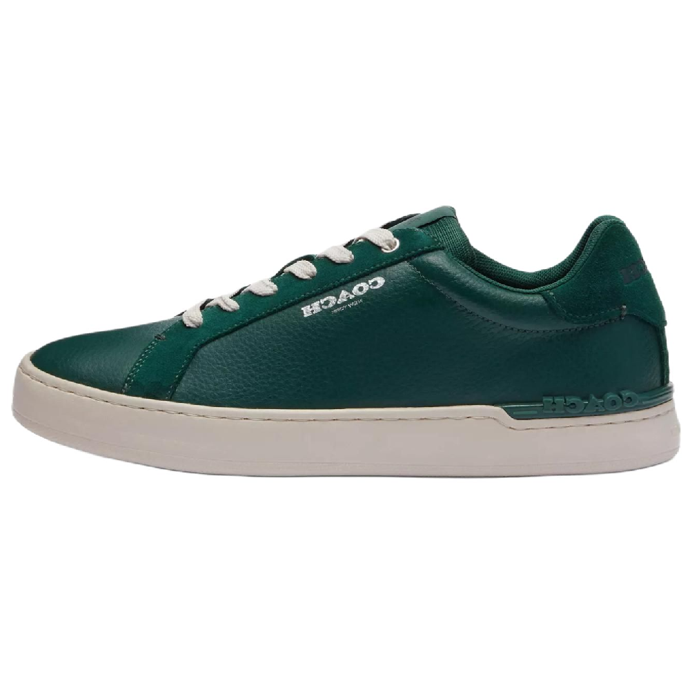 COACH Clip Low-Top Skateboard Shoes Men's Dark Green