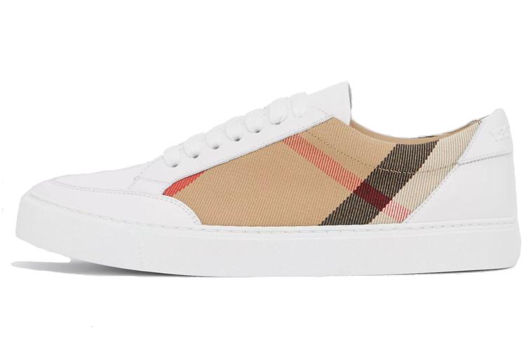 Burberry House Check Sneakers Archive Beige White Women's