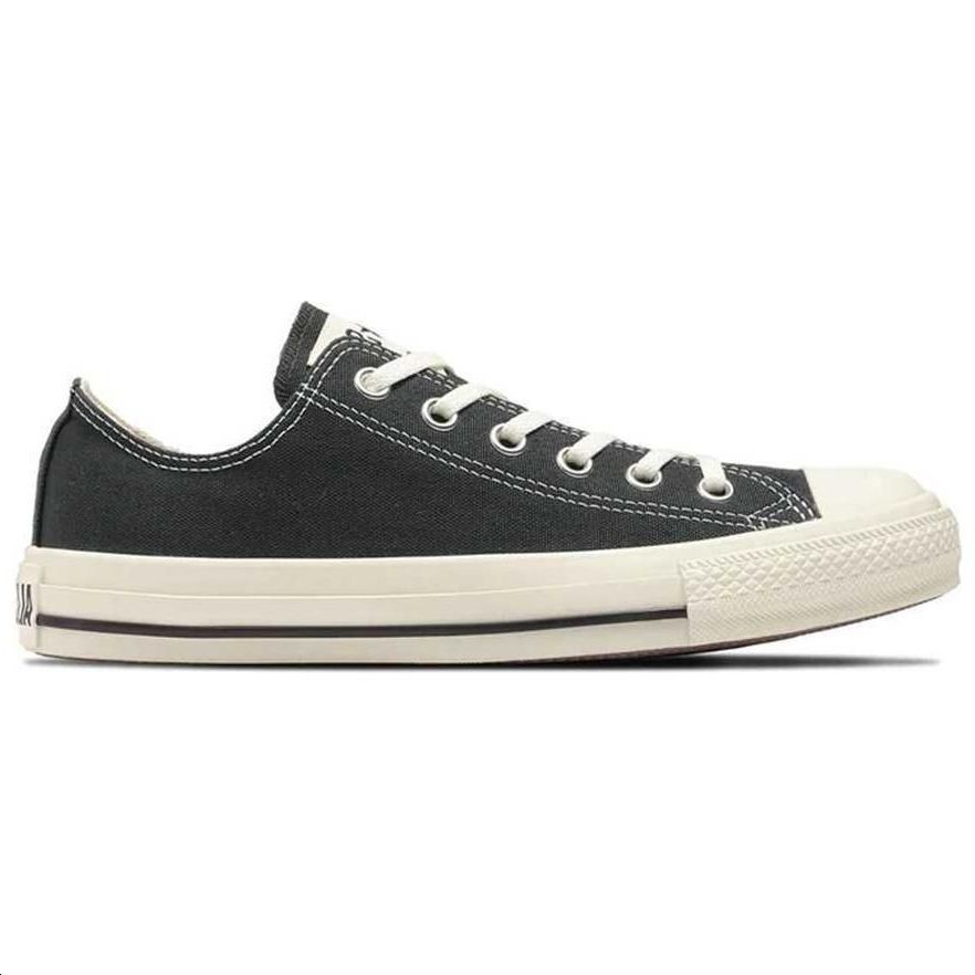 Converse All Star Washedcanvas OX Abrasion Resistant Shock Absorbers Low top Canvas Shoes Unisex Black