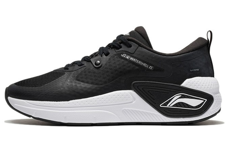 LiNing Cushioning Slip Resistant And Abrasion Resistant Low Top Casual Shoes Men's Black