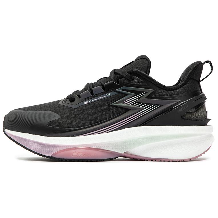 361° Rainproof Screen 8.0 Anti Slip Wear Resistant Low Top Running Shoes Women's Black White