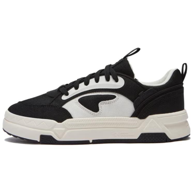 FILA FUSION BANK DX Skateboard Shoes Women's Low-Top Black/Milk White