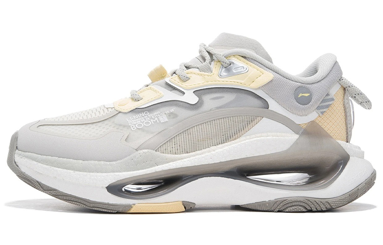 LiNing Exceed Infinity Casual Shoes Women's Low top Bud Yellow Gray/Antique White