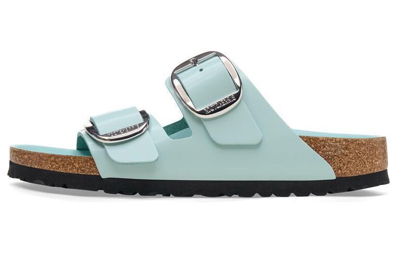 Birkenstock Arizona Big Buckle Nubuk Leather Narrow Fit 'Teal' Women's