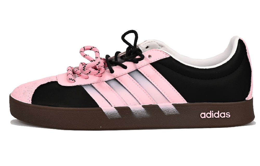 Adidas Neo VL Court 2.0 Rebellious Urban Chic Style Vlad Low Top Skateboard Shoes Unisex Black Pink