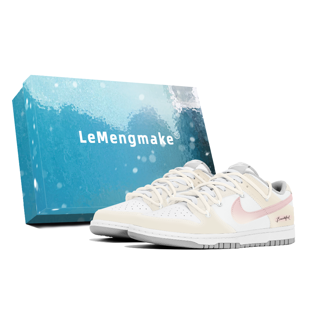 Nike Dunk Low Top Skateboard Shoes Unisex White