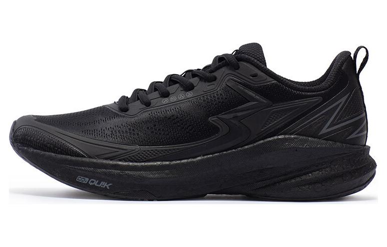 361° Cushioning Low-Top Casual Running Shoes Men's Black купить в интернет-магазине Yoocart с быстрой доставкой по России.