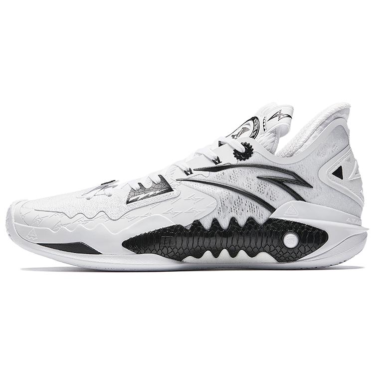 ANTA Shock Wave 5 Basketball Shoes Men's Low top ANTA White Black