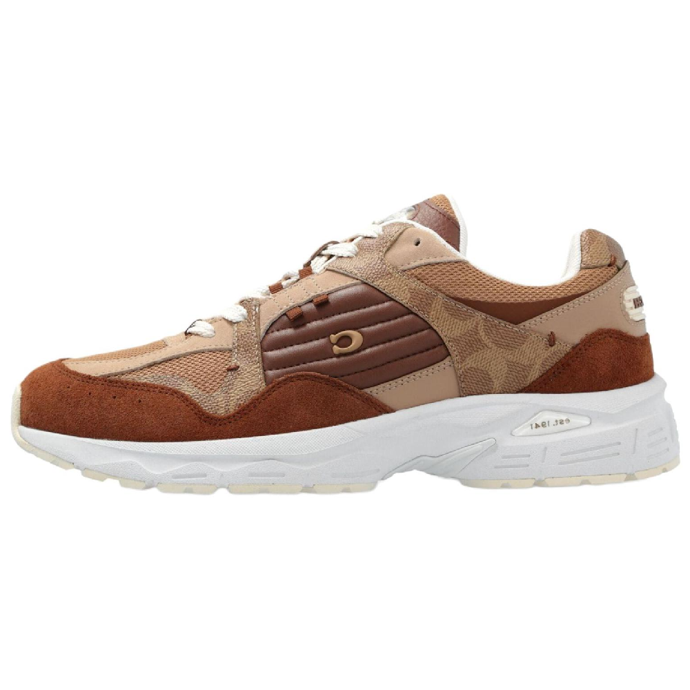 COACH Low-Top Casual Shoes Men's Brown
