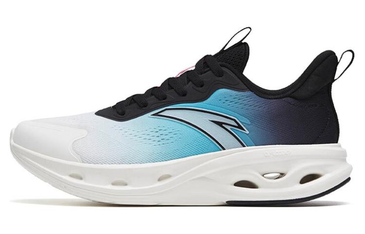 Anta Cushioning Rebound Low-Top Running Shoes Men's White Black Blue