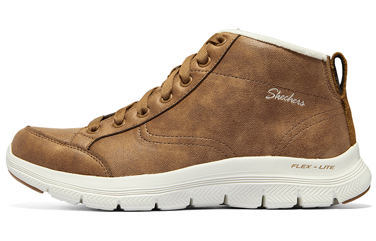 Skechers Flex Appeal 4.0 Warm And Wear-Resistant Crew Snow Boots Women's Chestnut