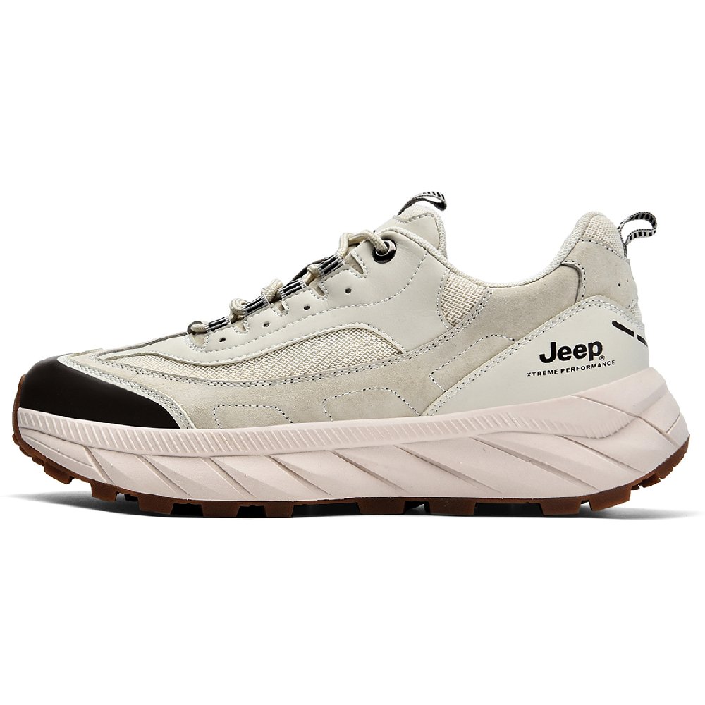 Jeep Low Top Platform Sports, Mountaineering & Hiking Shoes Men's Sand