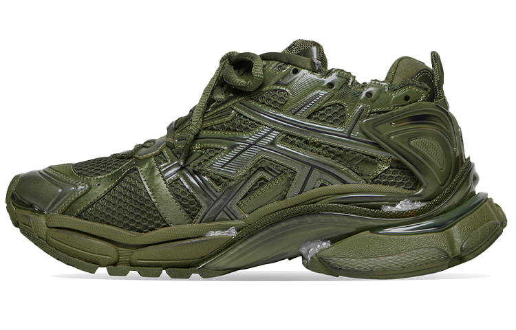 Balenciaga Runner Leather Free Khaki