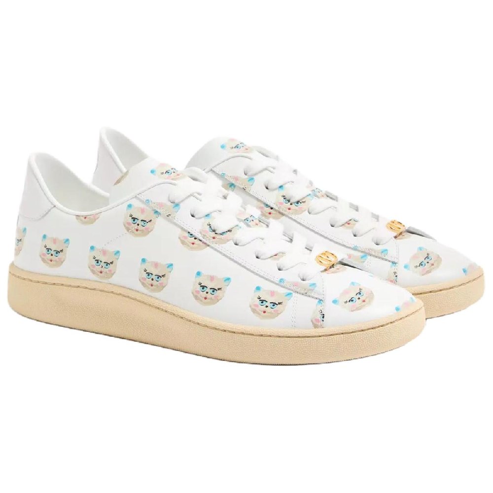 Valentino Royco Low Top Skateboard Shoes Men's White