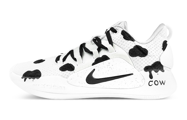 Nike Hyperdunk X Cushioned Slip-Resistant Breathable Lightweight Low-Top Basketball Shoes Men's Black White