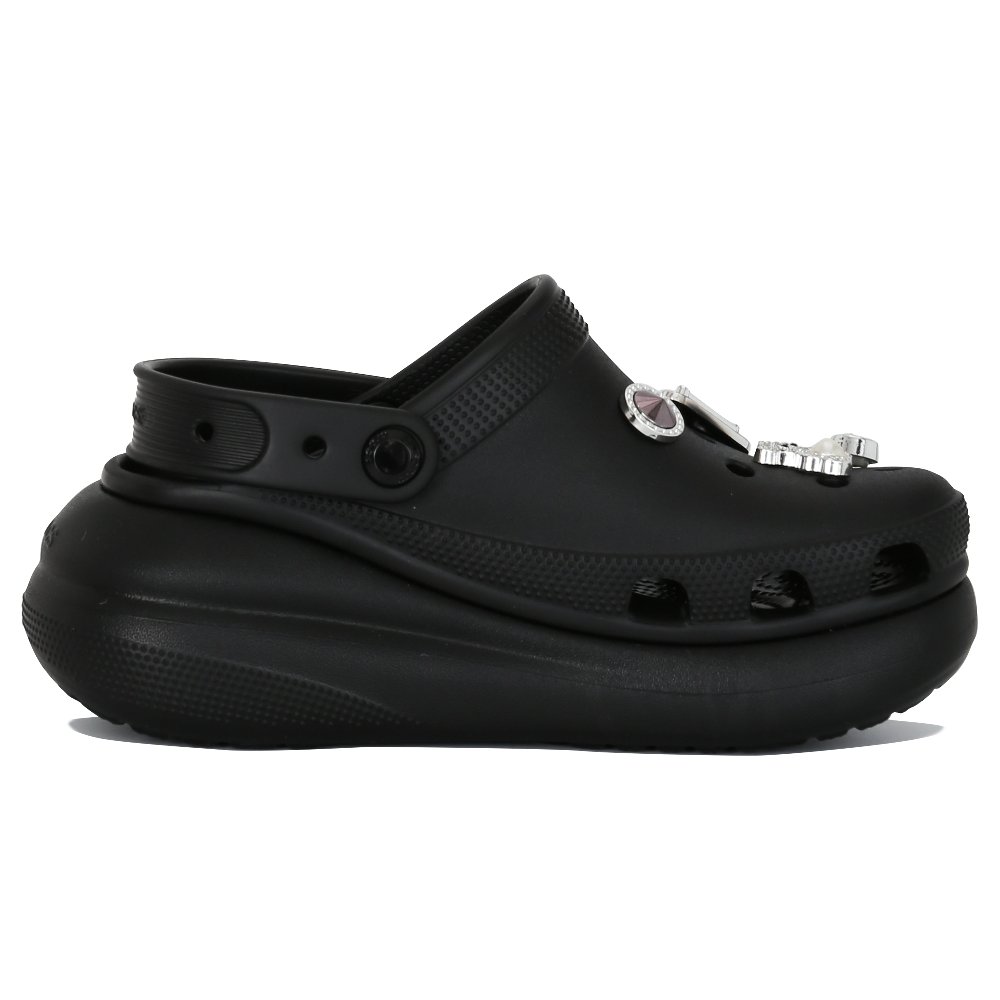 Crocs Third Lab, Crystal Classic Crush Clogs Unisex Black