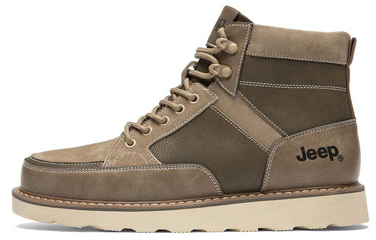 Jeep Outdoor Boots Men Camel