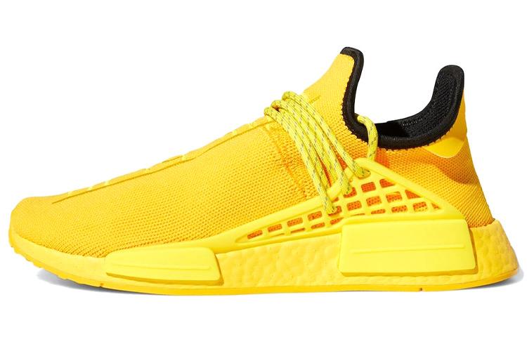 Adidas X Pharrell Hu Nmd 'Bold Gold/Yellow' Sneakers