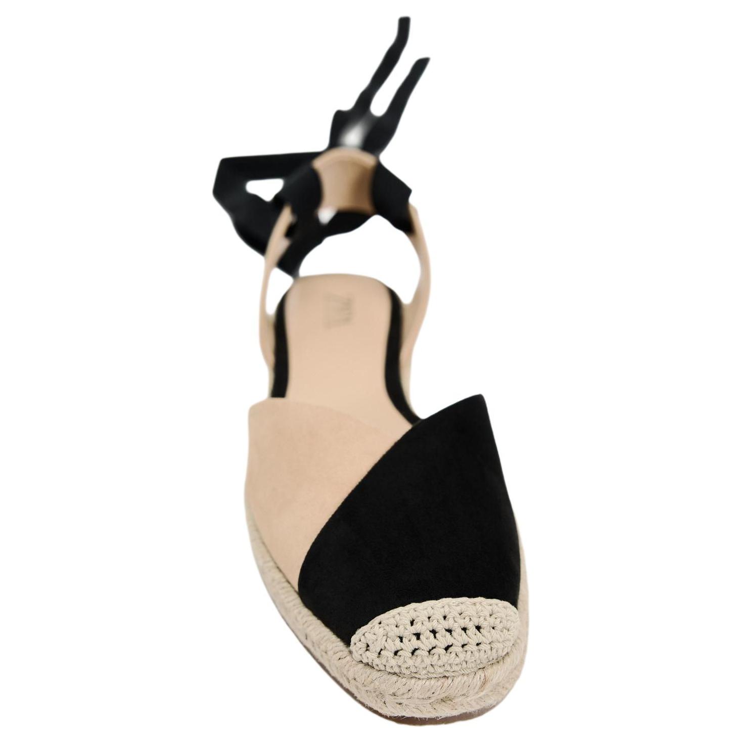 ZARA Casual Shoes 2cm Women's Beige Black купить в интернет-магазине Yoocart с быстрой доставкой по России.