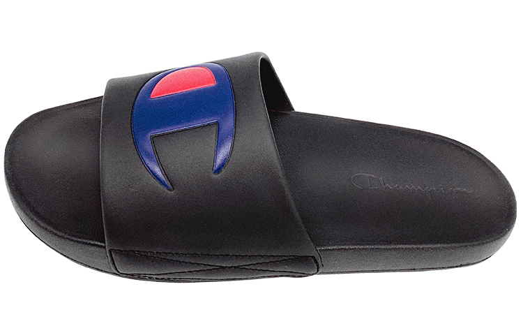 Champion Campus Sports Slippers Unisex Black