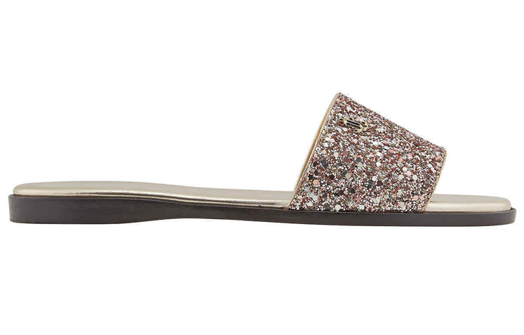 Jimmy Choo Abrasion Resistant Slide Slippers Women's Pink