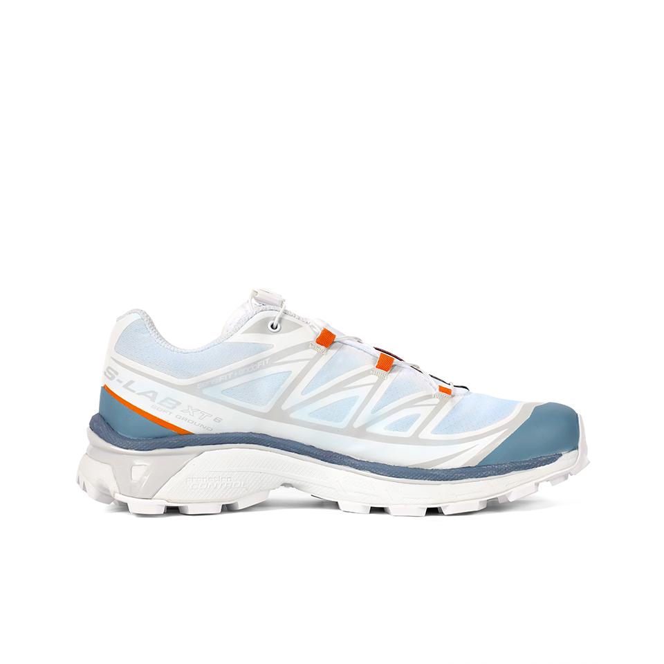 SALOMON XT-6 Cushioned Anti-Slip Wear-Resistant Breathable Lightweight Low-Top Trail Running Shoes Unisex Blue