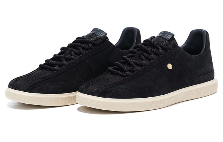 LI NING 1990 Clouds Anti Slip Wear Resistant Low Top Skateboard Shoes Men's Charcoal Black