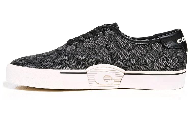 COACH Low Top Stylish Skateboarding Shoes Men's Black