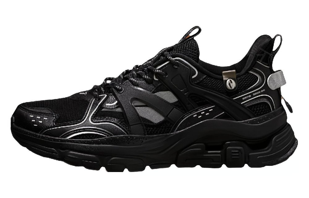 361° Durable Breathable Low-Top Casual Shoes Men's Black