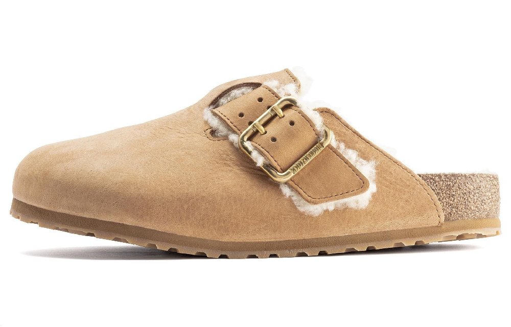 Birkenstock Closed Toe Slippers Men's Brown Regular