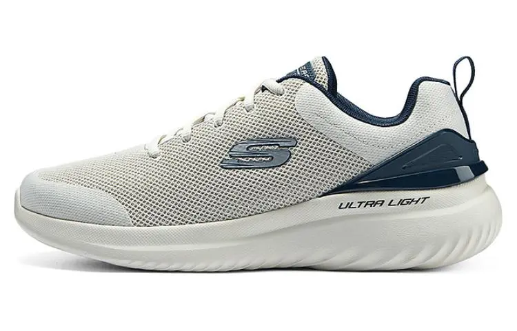 Skechers Sport Cushioning, Wear Resistant Low top Running Shoes Men's Ecru