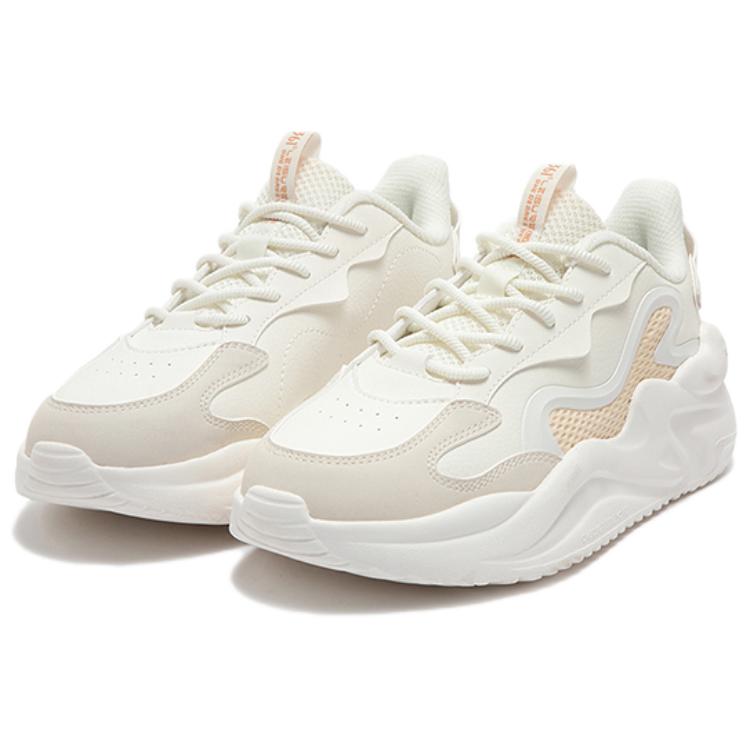361° Life Collection Anti-Slip Wear-Resistant Low-Top Casual Shoes Women's White Beige купить в интернет-магазине Yoocart с быстрой доставкой по России.