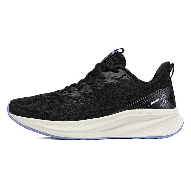 361° Breathable Lightweight Low-Top Casual Running Shoes Women's Black White