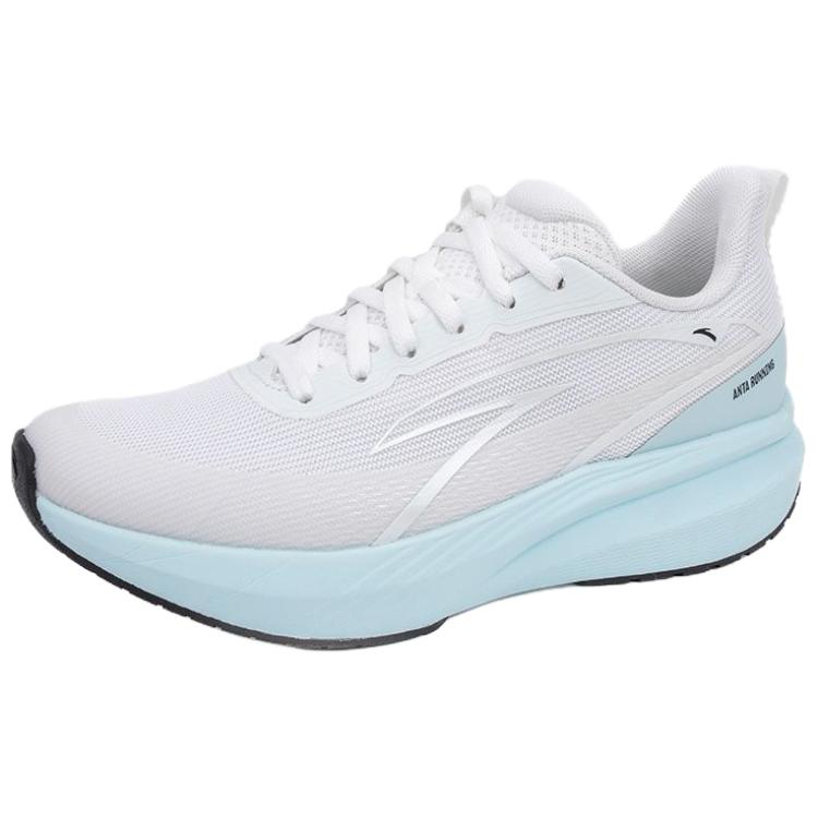 Anta Cloud Trail Cushioning Lightweight Low Top Casual Running Shoes Women's White Blue