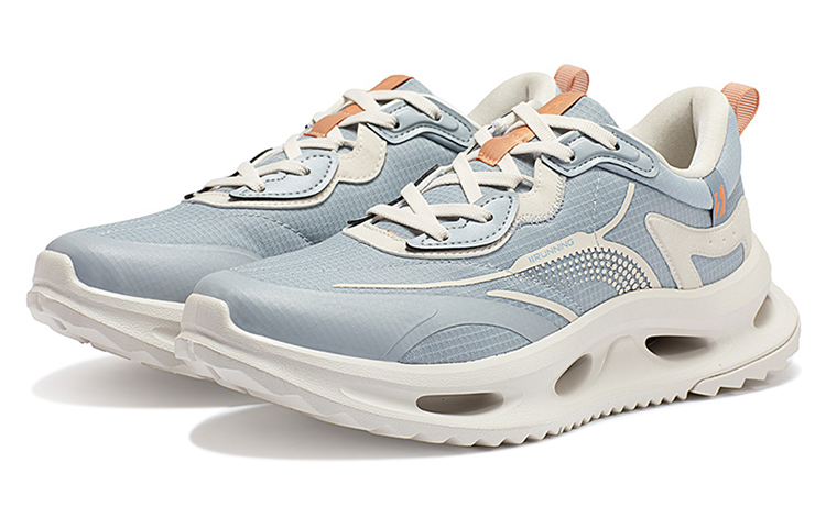 361° Wind Chain Low Top Running Shoes Men's Misty Blue