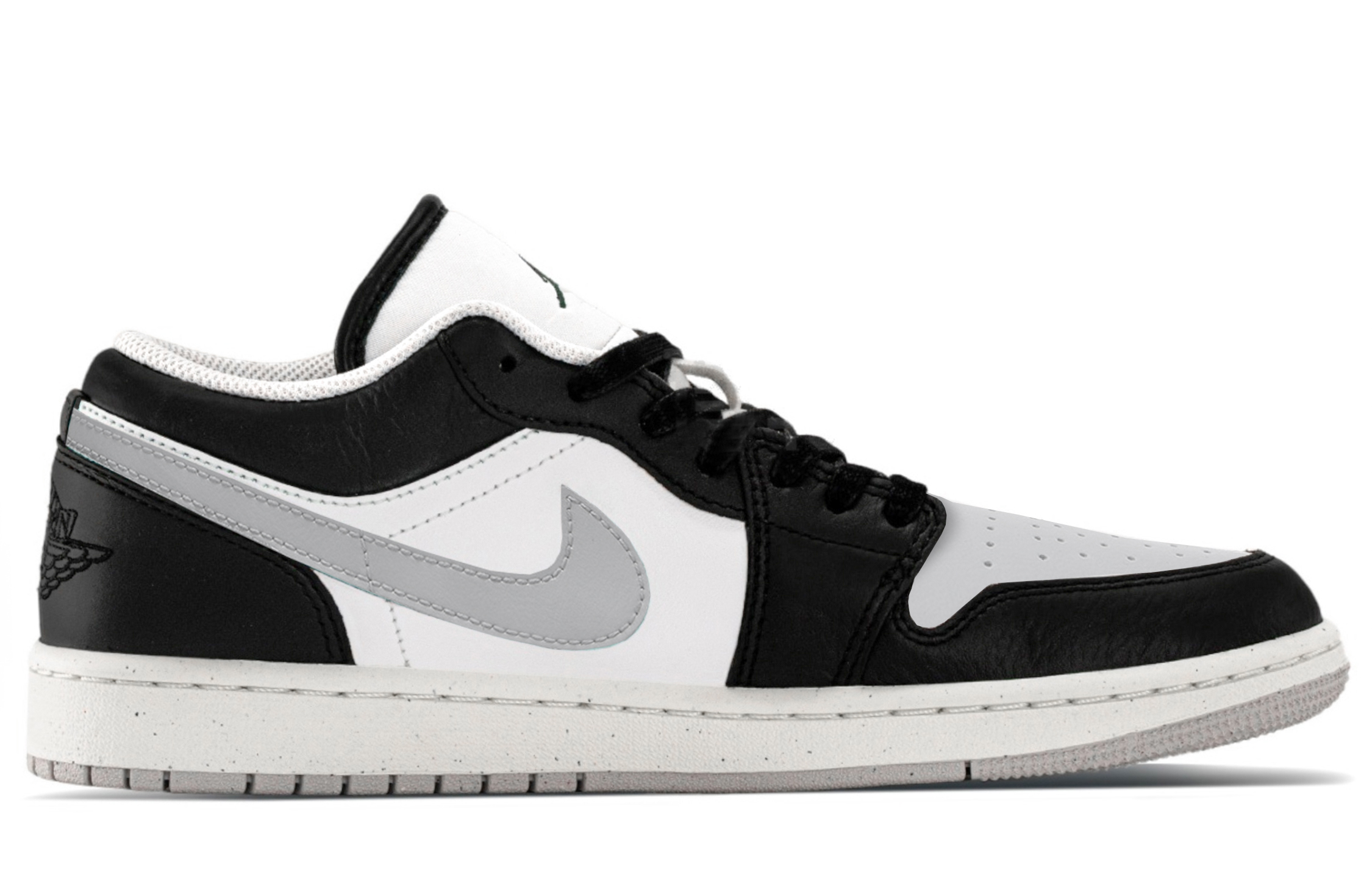 Jordan Air Jordan 1 Abrasion Resistant Low Top Vintage Basketball Shoes Unisex Black Gray купить в интернет-магазине Yoocart с быстрой доставкой по России.