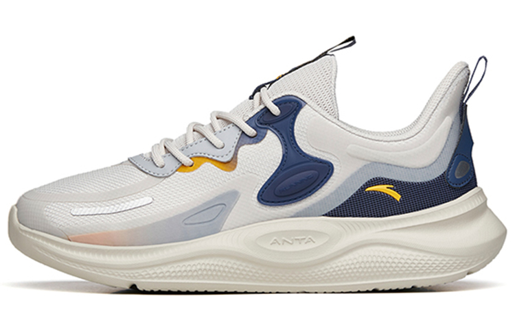 ANTA The Cloud 2 Leather Patch 'Grey Blue Navy'