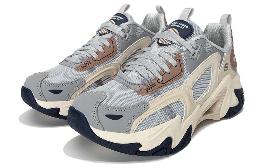 Skechers Sport Stamina V3 Shoes 'Beige Grey Brown' Women's