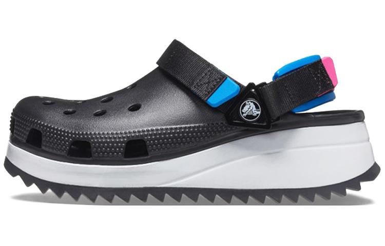 Crocs Classic Hiker Clog Sports Black Blue Red Sandals 'Black Blue Red'