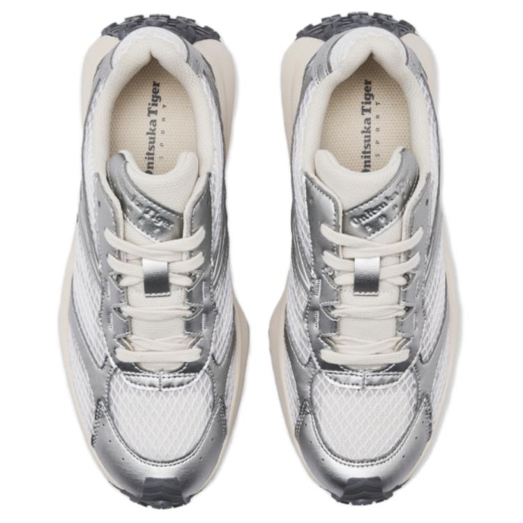 Onitsuka Tiger Anti-Slip Wear-Resistant Low-Top Chunky Sneakers Unisex Gray