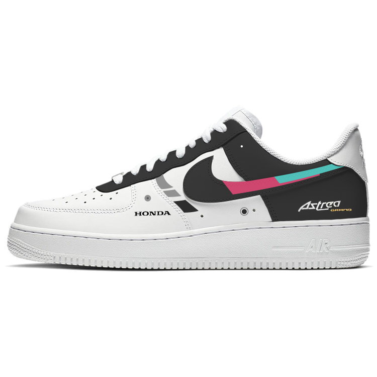 Nike Air Force 1 Skateboard Shoes Women's Low-Top White Black