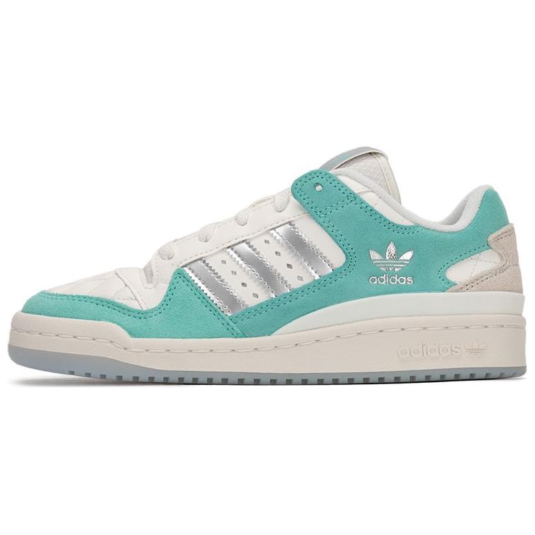 Adidas Originals FORUM Low-Top Skateboard Shoes Women's White Green