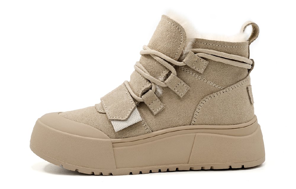 EBLAN Snow Boots Women's Apricot