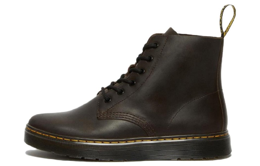 Dr. Martens Thurston Crazy Horse Leather Chukka Boots 'Dark Brown'