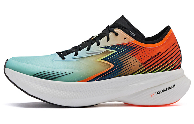 361° Flame ST Cushioning Anti-Slip And Wear-Resistant Low-Top Running Shoes Men's Blue Red White Black