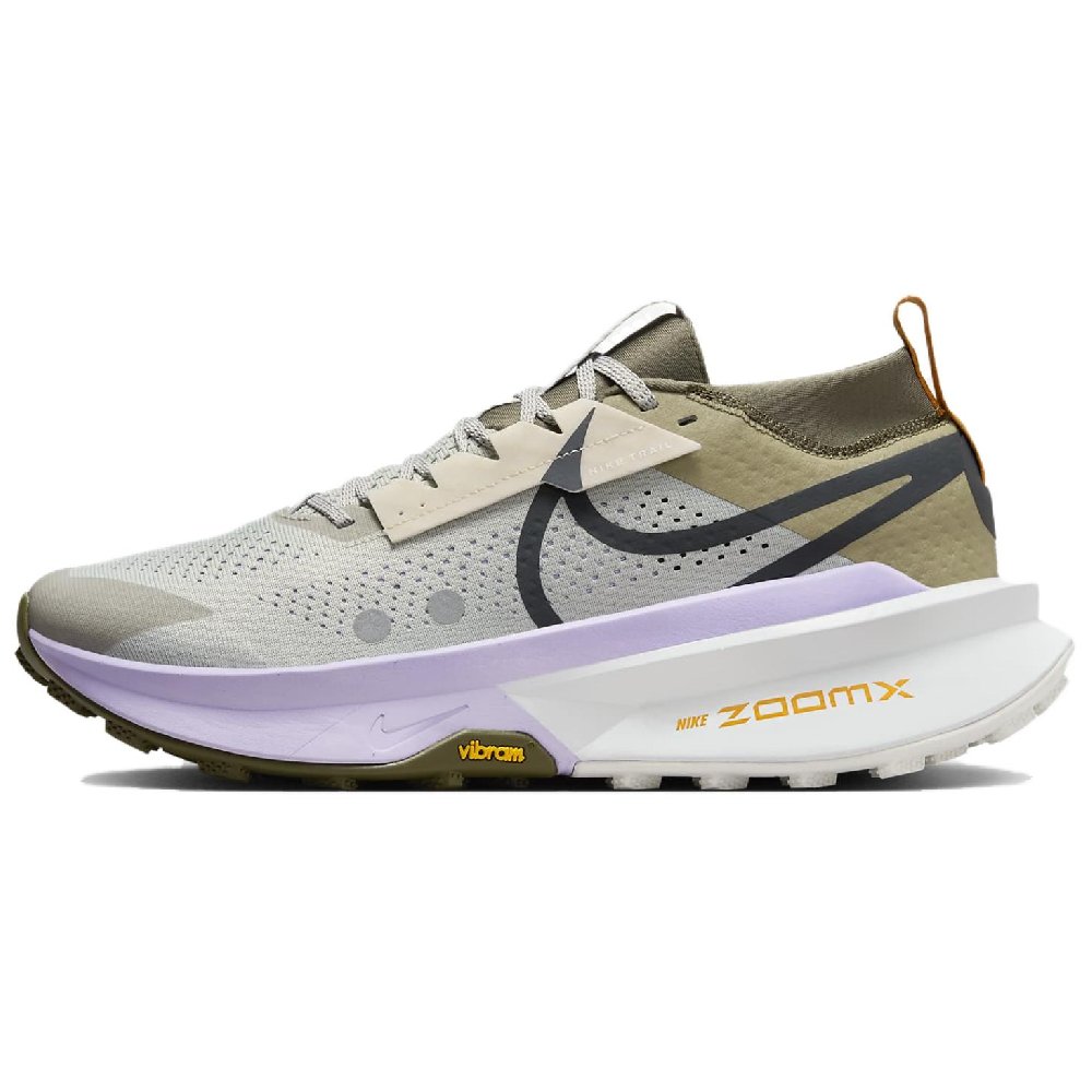 Nike ZoomX Zegama 2 Light Iron Ore Vapor Green Lilac Bloom Anthracite