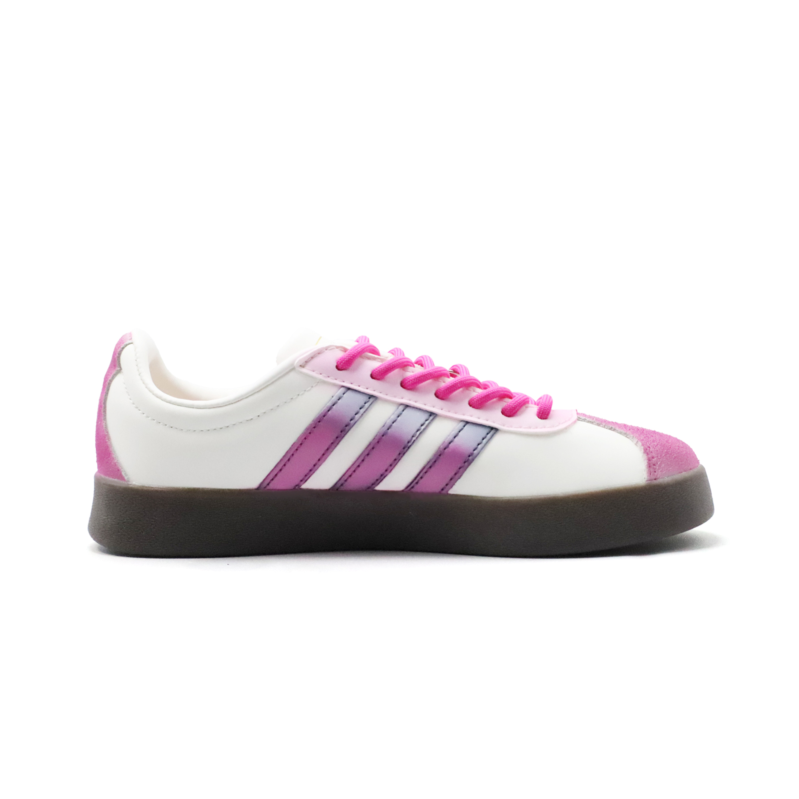 Adidas VL COURT 2.0 Peach Pink Love Coverage Abrasion Resistant Low top Skateboard Shoes Women's Pink White купить в интернет-магазине Yoocart с быстрой доставкой по России.