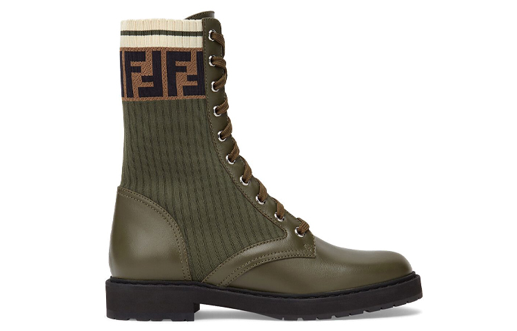 FENDI Rockoko Boots Green Women's купить в интернет-магазине Yoocart с быстрой доставкой по России.